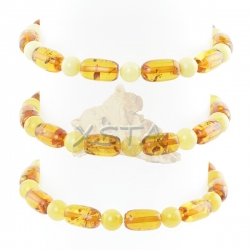 Cognac matt amber bracelet